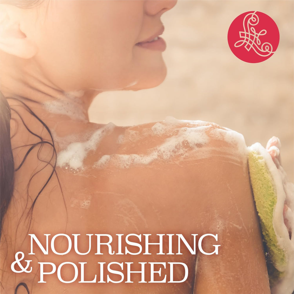 Luseta pomegranate scented shower gel with inviting fragrance