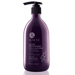 L Luseta Purple Conditioner bottle front showcases color protection and premium shine.