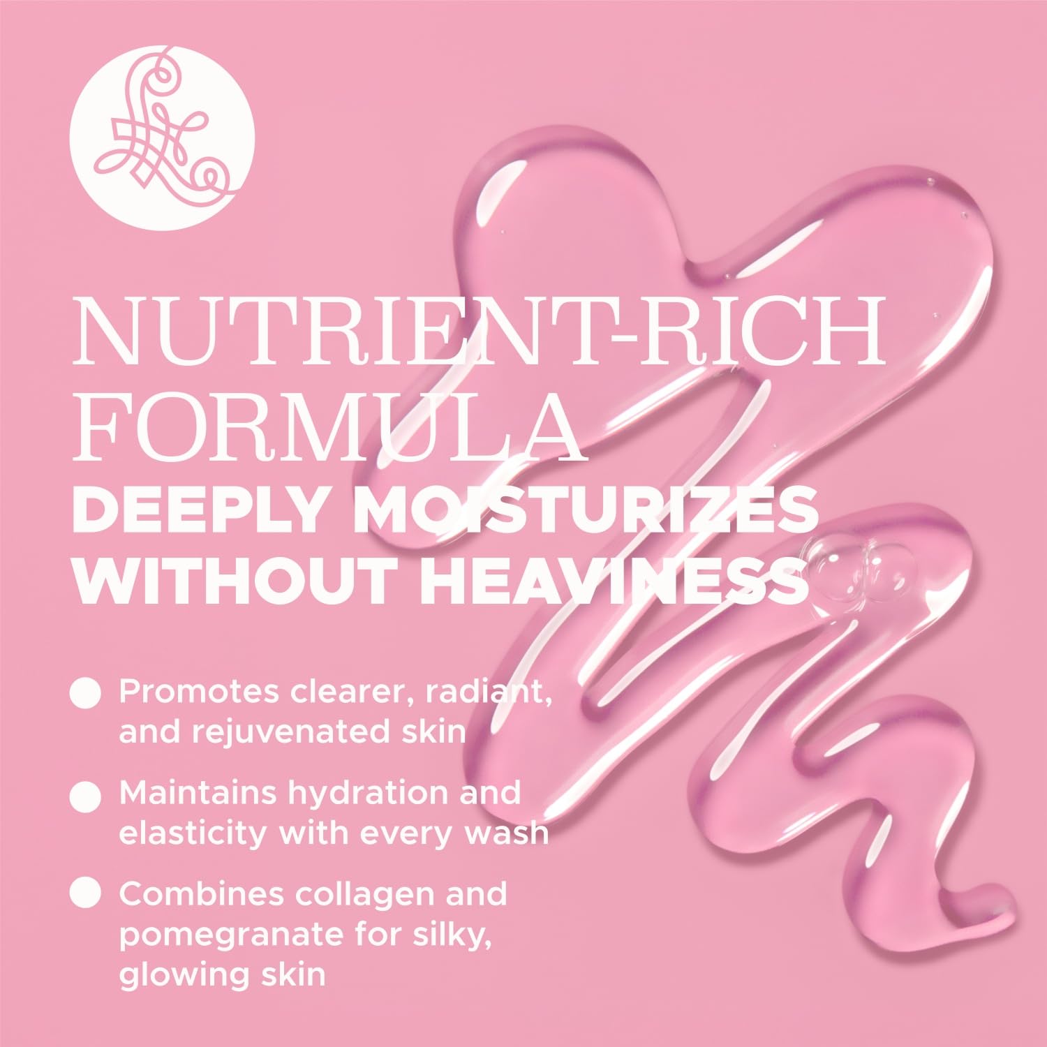 Luseta Rose Oil Body Wash rose fragrance creates relaxing shower ambiance.