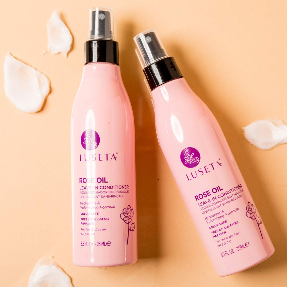 Luseta Rose Oil Leave-In leaves soft, shiny, healthier-looking strands