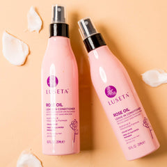 Luseta Rose Oil Leave-In leaves soft, shiny, healthier-looking strands