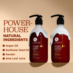 L LUSETA set packaging showing the complete care duo.