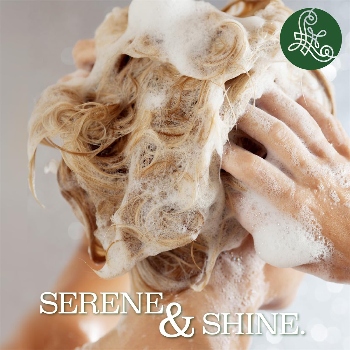 Luseta shampoo and conditioner in use demonstrating rich lather