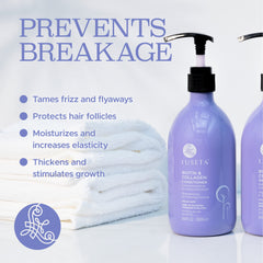 Luseta shampoo foam application demonstrates easy daily cleansing.