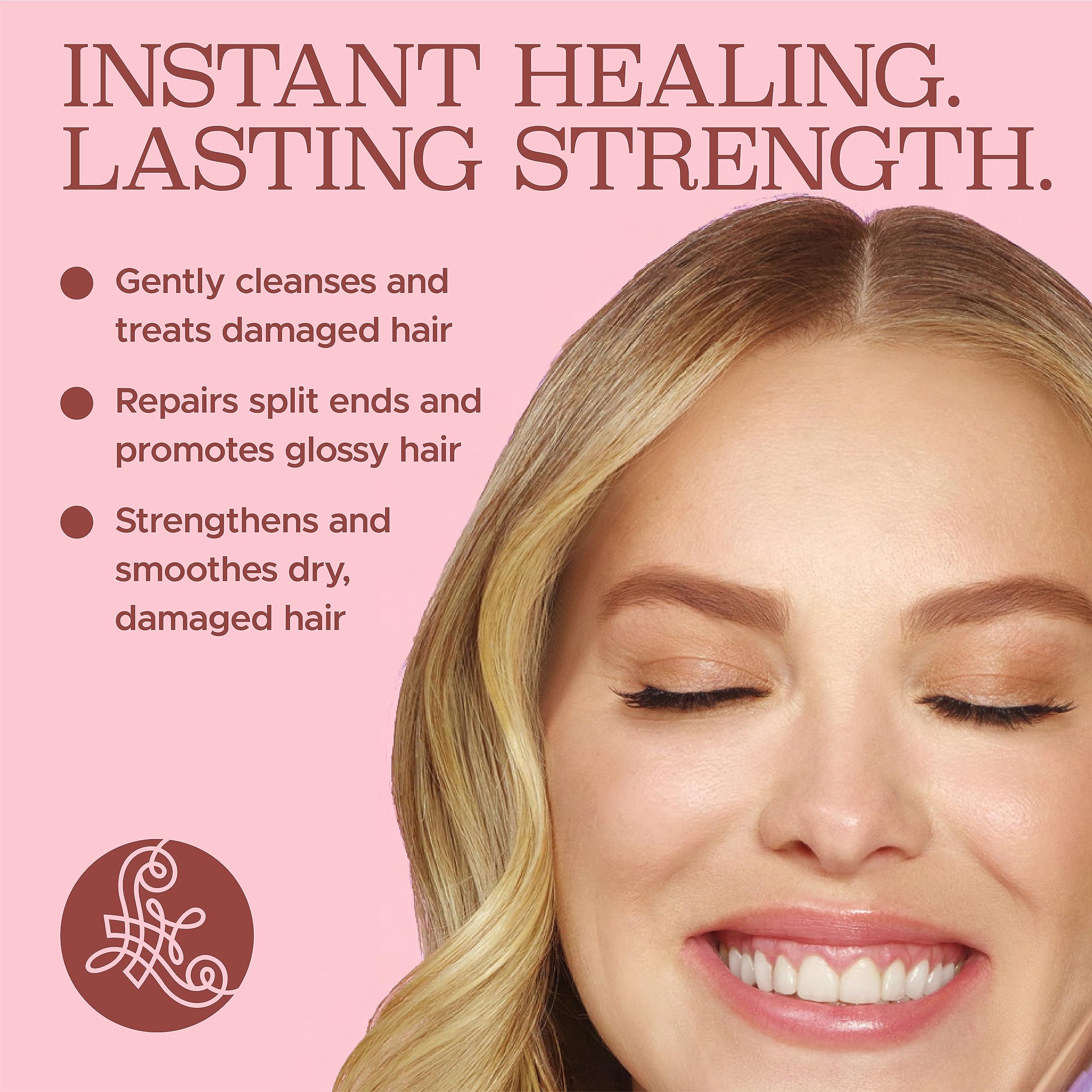 Luseta Sulfate Free Leave-In formula bottle suggests gentle daily nourishment