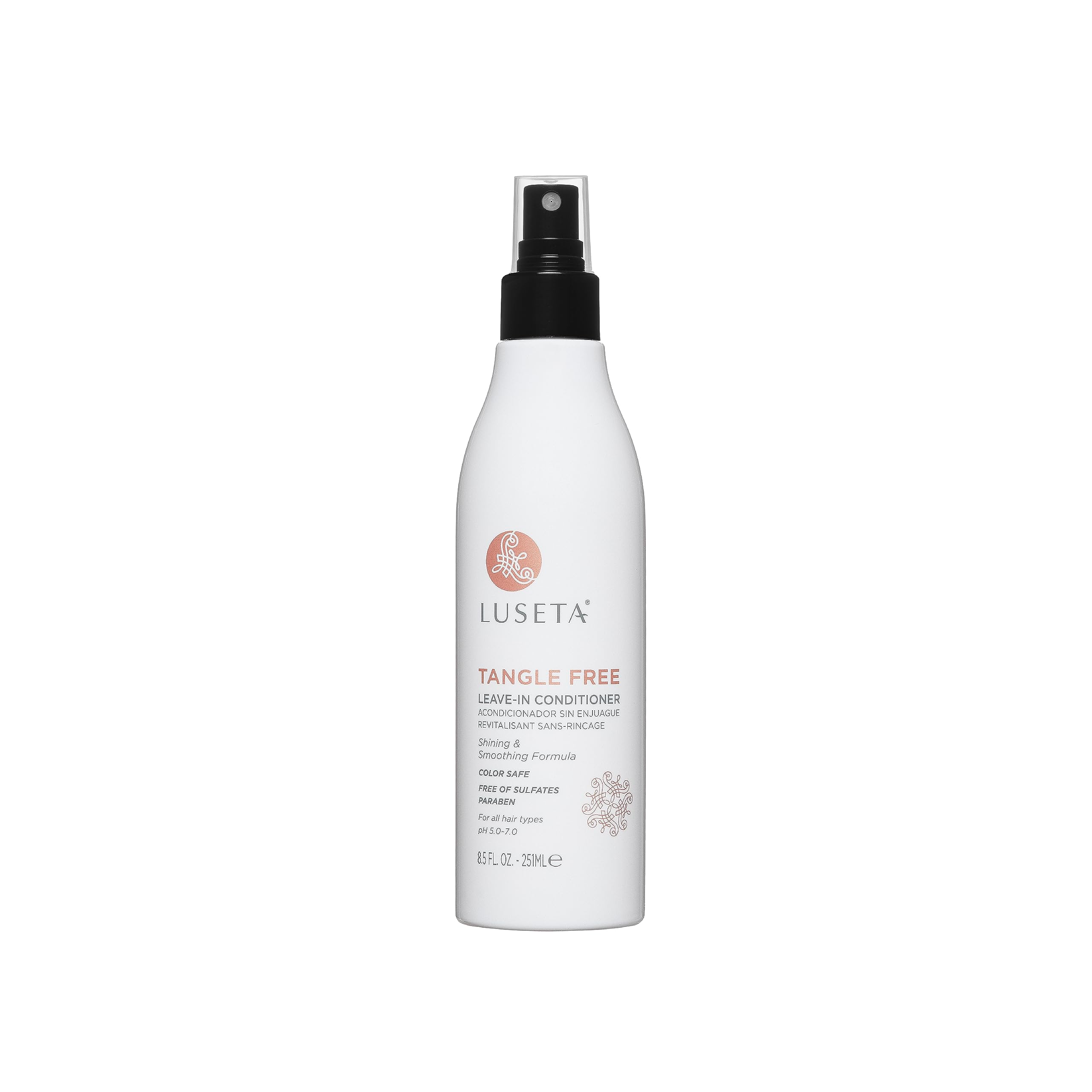 Luseta Tangle Free Leave-In Conditioner bottle for effortless detangling and smooth manageability