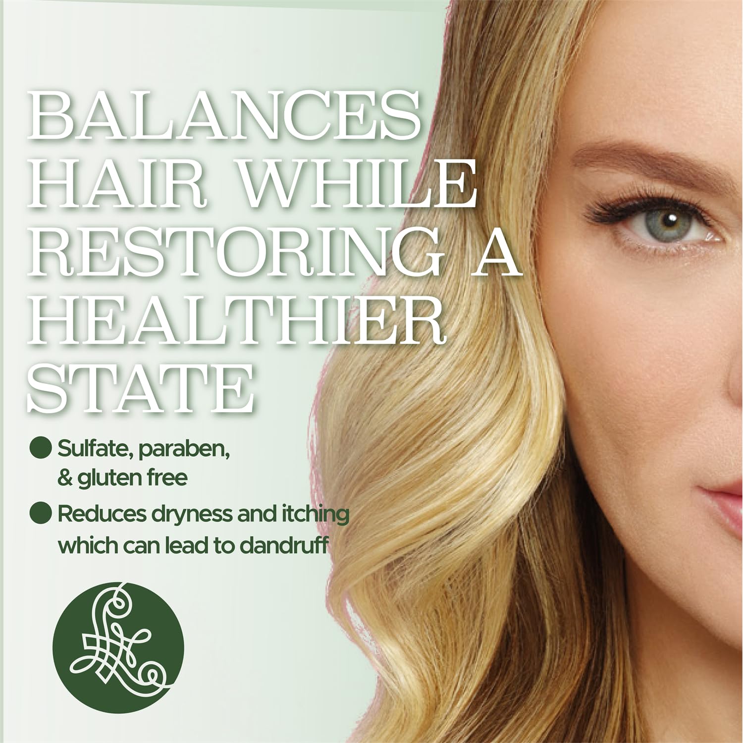 Luseta Tea Tree Shampoo packaging close-up highlighting clarifying formula for scalp