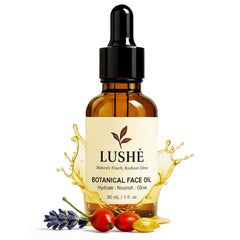 LusheCare LUSHÉ Vitamin E Face Oil bottle for lightweight hydration