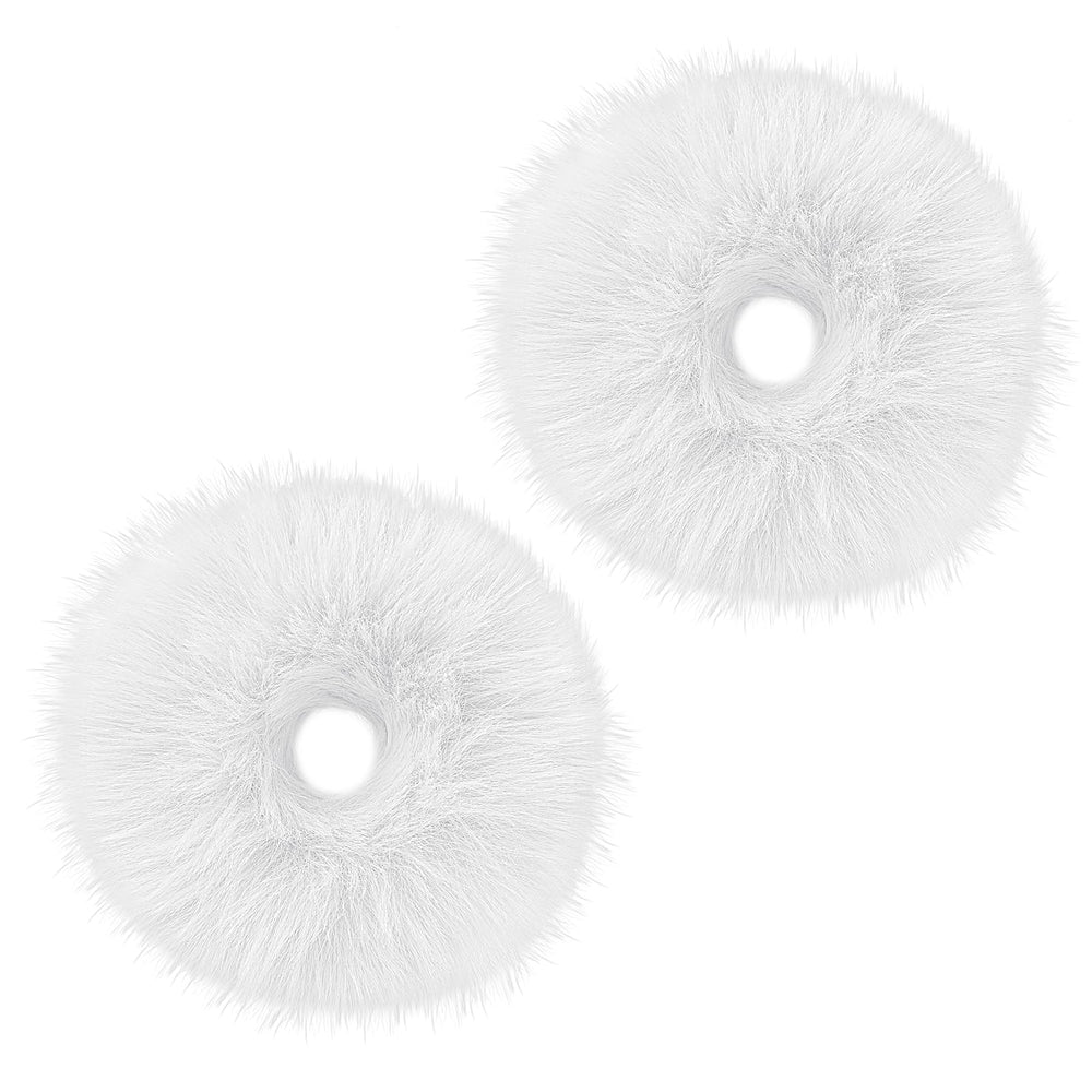 Lusofie elastic scrunchie with fur guards snag-free styling.