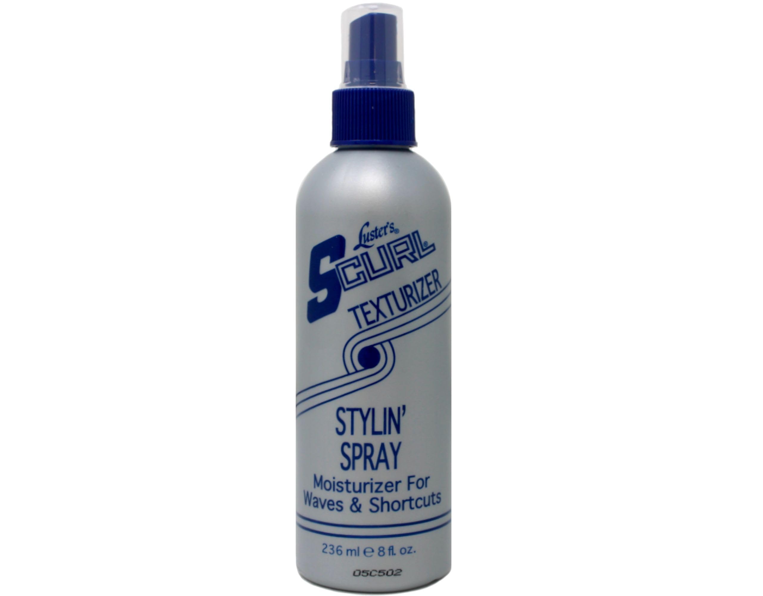 Luster S Curl Texturizer Spray bottle for easy hold and shine.