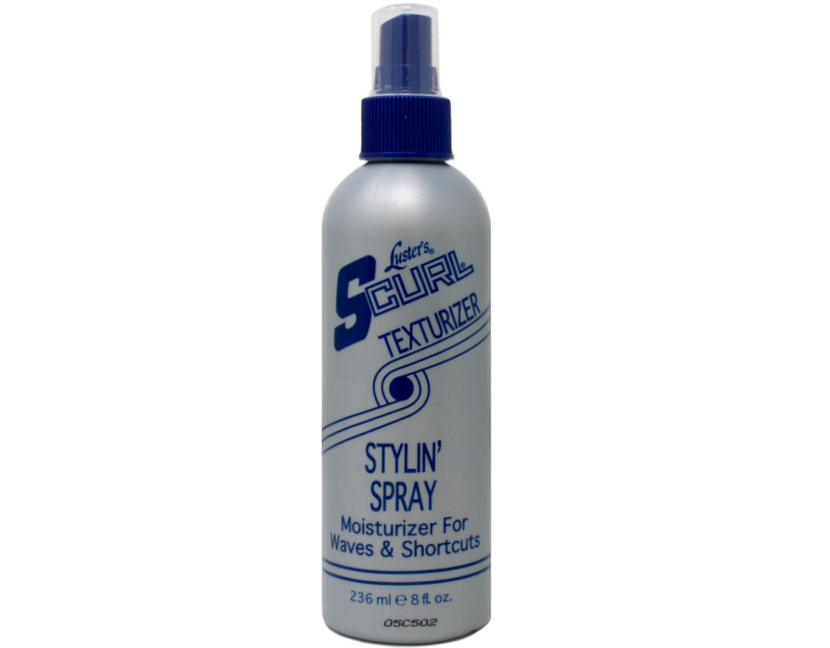 Luster S Curl Texturizer Spray bottle for easy hold and shine.