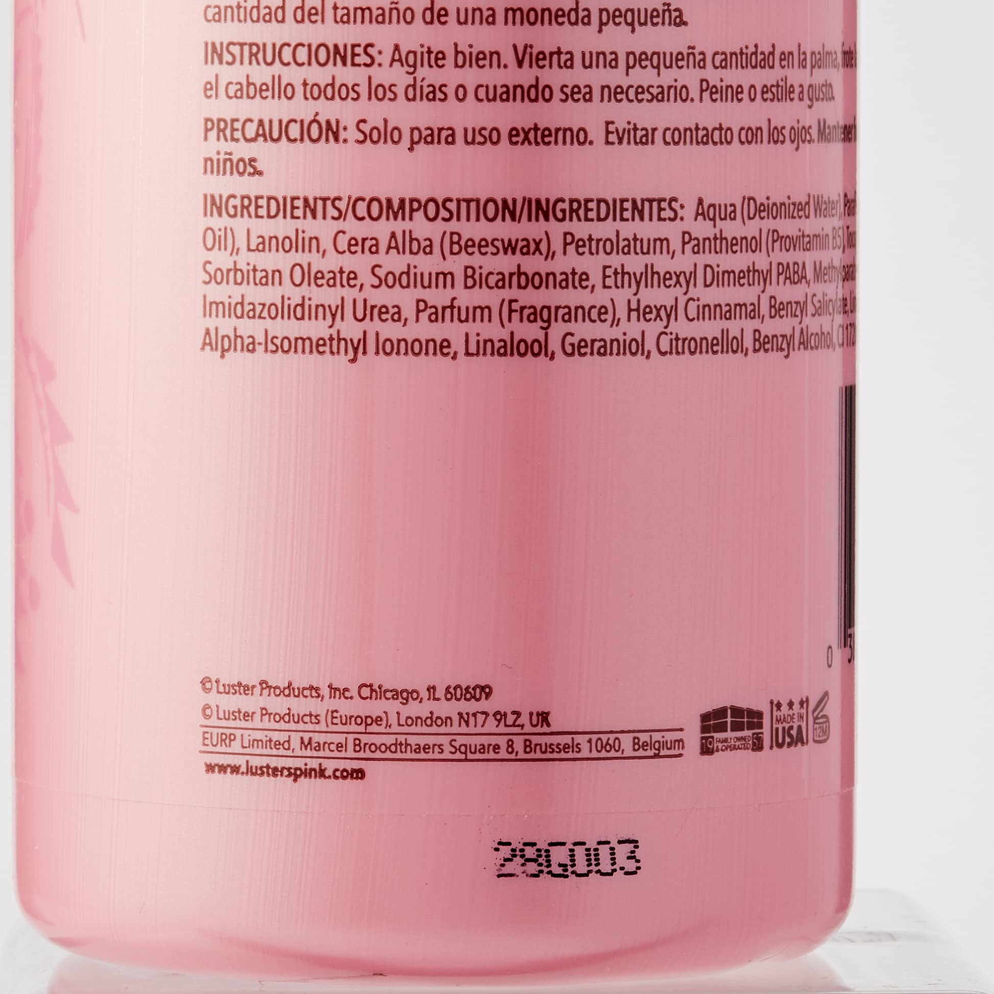 Luster's Pink Oil Moisturizer for braids and weaves keeps strands nourished.
