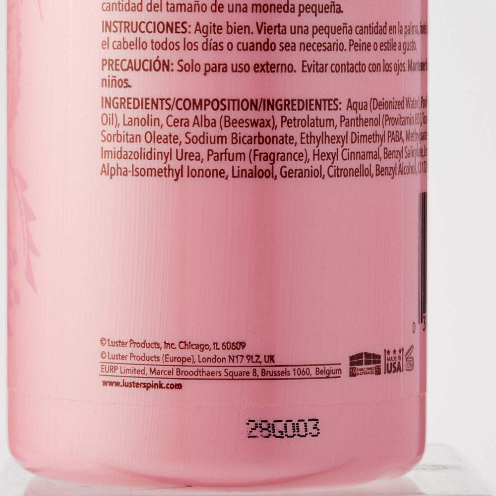 Luster's Pink Oil Moisturizer for braids and weaves keeps strands nourished.
