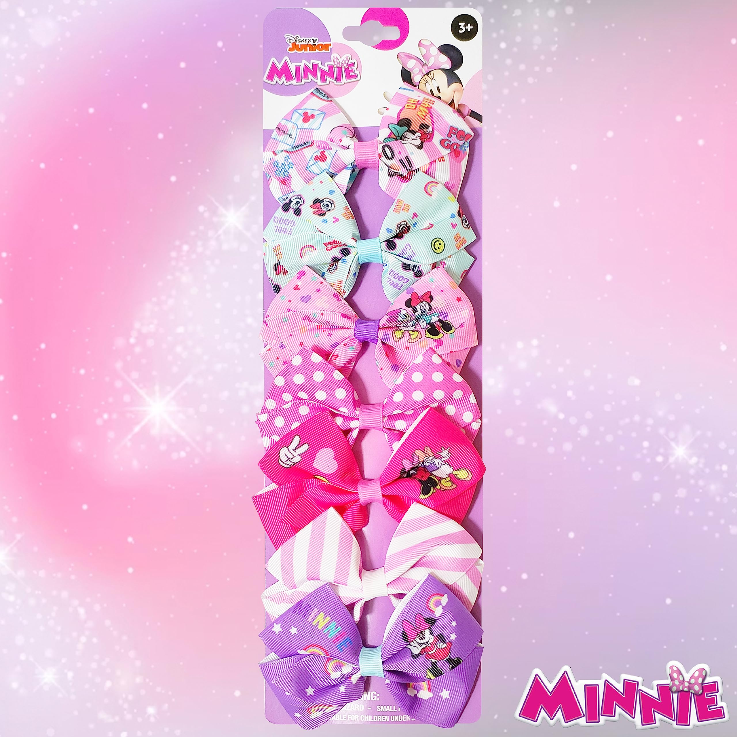 Luv Her Disney Minnie hair bows gift set ideal for gifting.