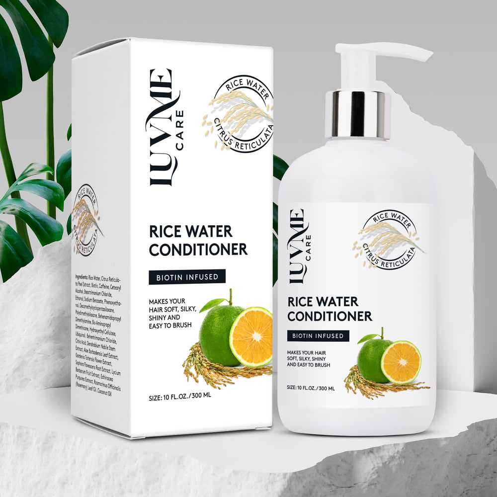 Luv Me Care color-treated hair benefiting from nourishing care