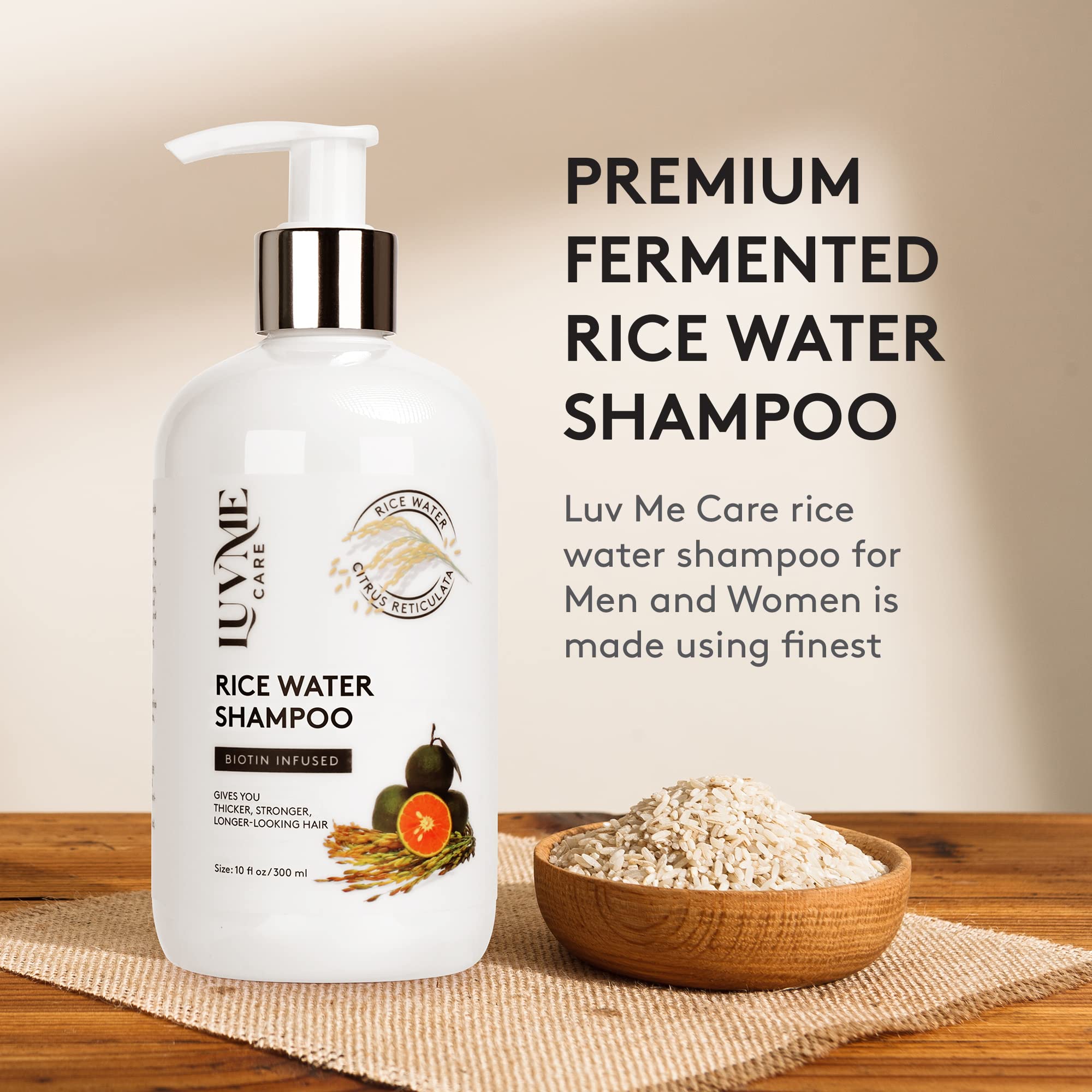 Luv Me Care packaging close-up highlighting paraben-free formula.