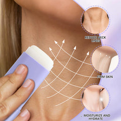 Samuwak neck care cream texture massaged for elasticity