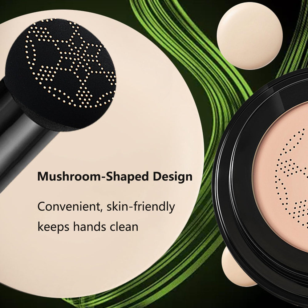 Satin finish close-up of Luvie Glow Foundation Cushion emphasizes natural radiance.
