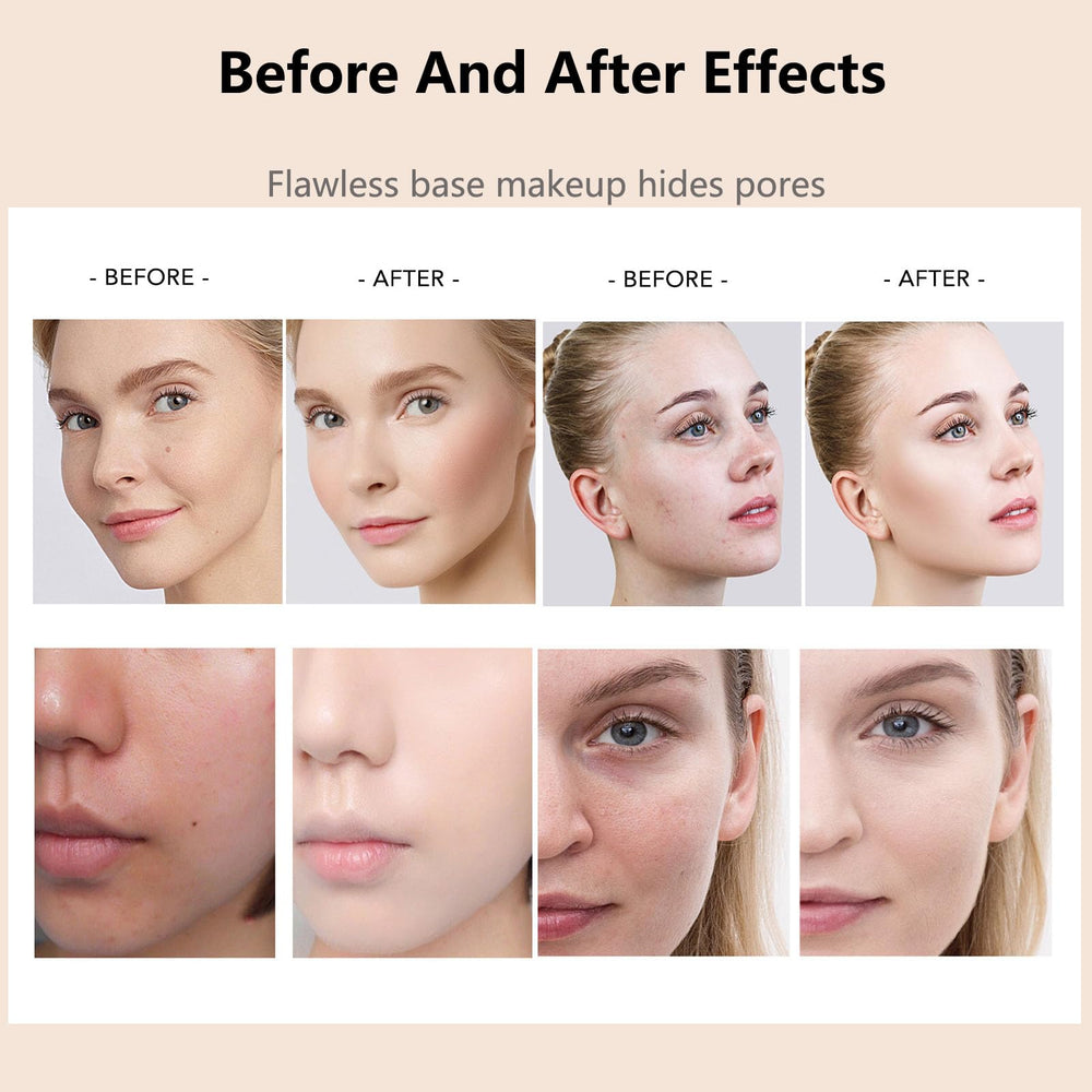Luvie Glow BRUMET BROWN cushion texture on skin shows hydrated, even coverage.