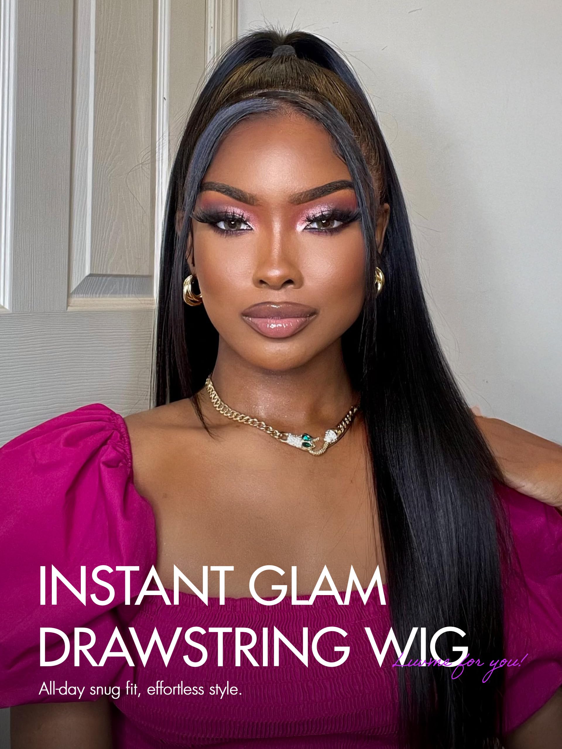 LUVME HAIR 13x4 Lace Frontal delivers expanded parting options and natural looks.