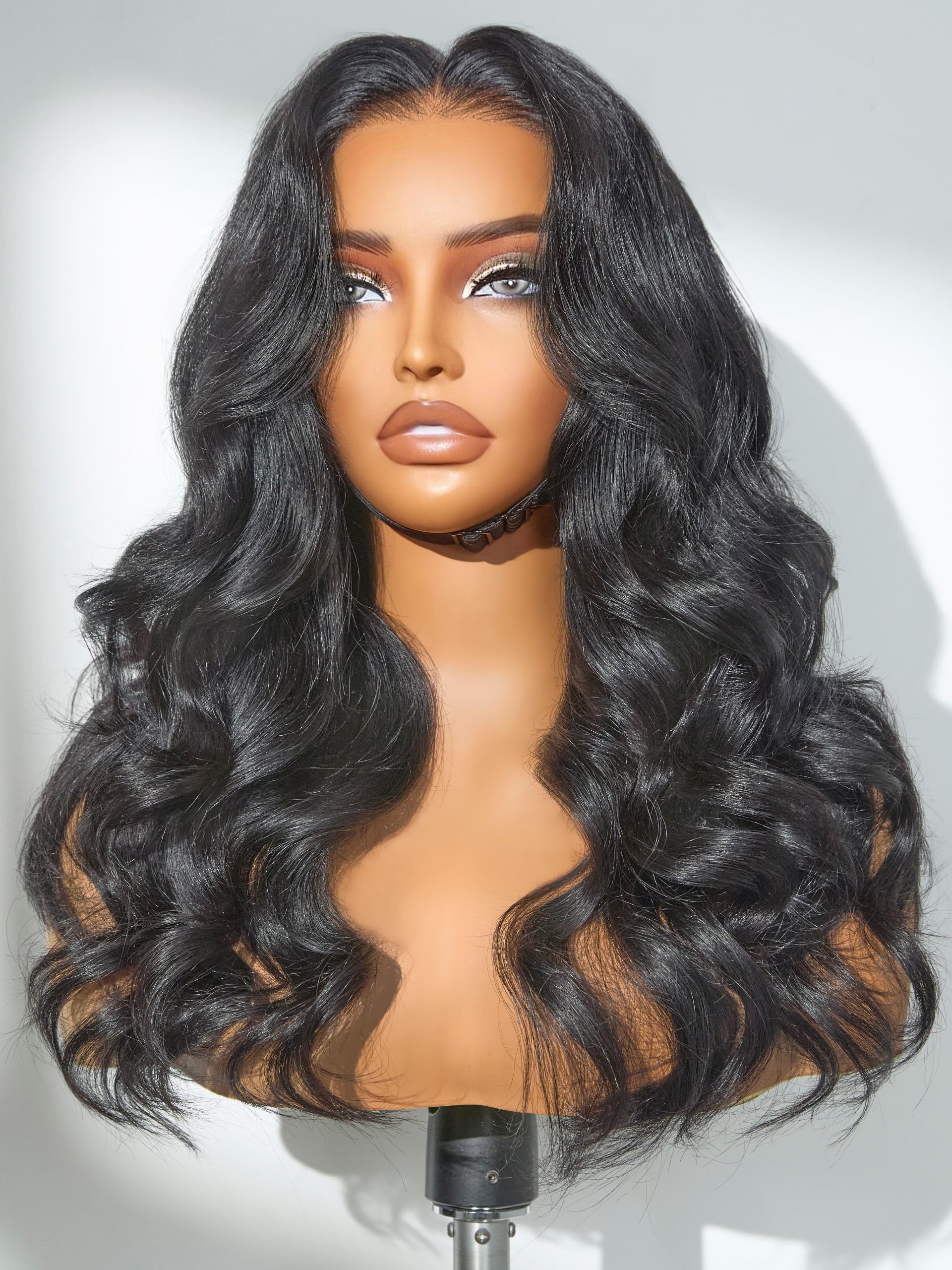 LUVME HAIR All-Day Comfort wig close-up with natural lace front
