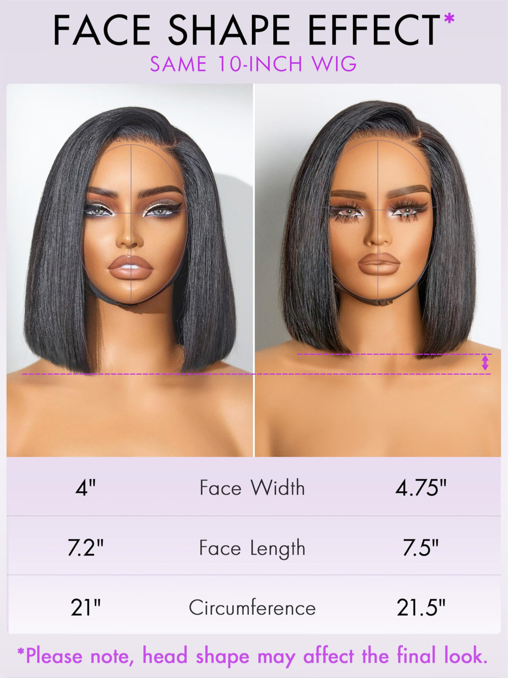 LUVME HAIR bob wig with pre-bleached knots for realistic scalp