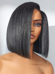 LUVME HAIR bob wig closeup of precut lace for natural blend