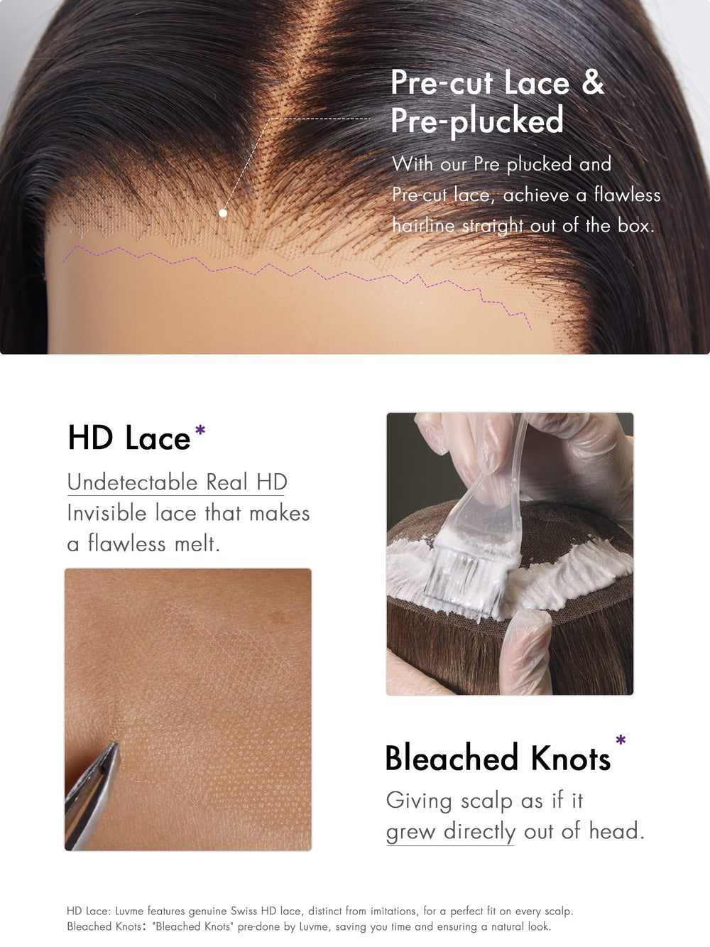 LUVME HAIR Expanded Coverage 13x4 enhances styling versatility.