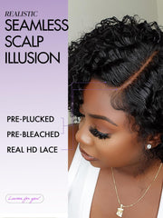 LUVME HAIR pre-cut lace closure enables ready-to-wear styling.