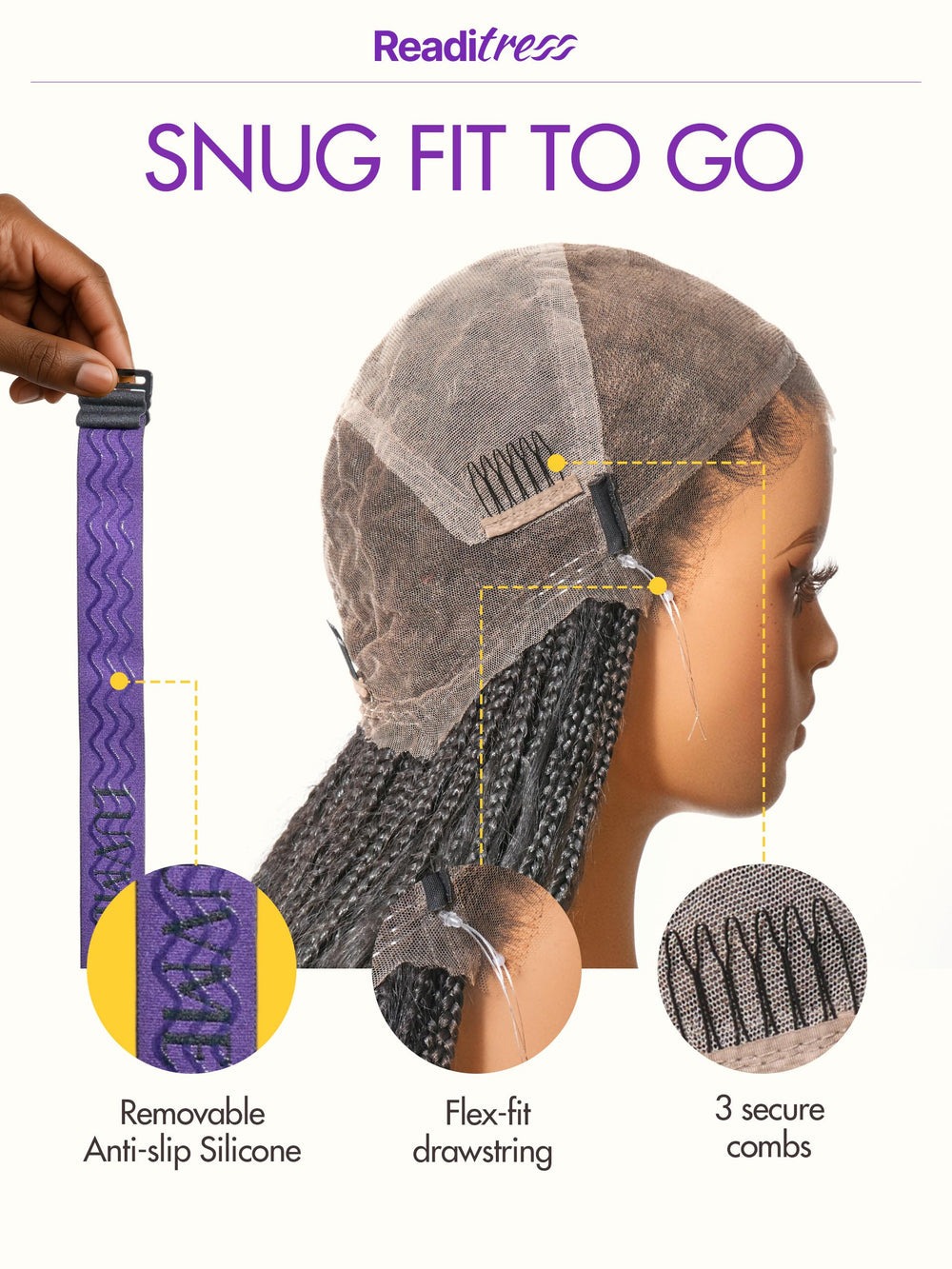 LUVME HAIR Readitress Boho braided look ideal for festival-ready styles.