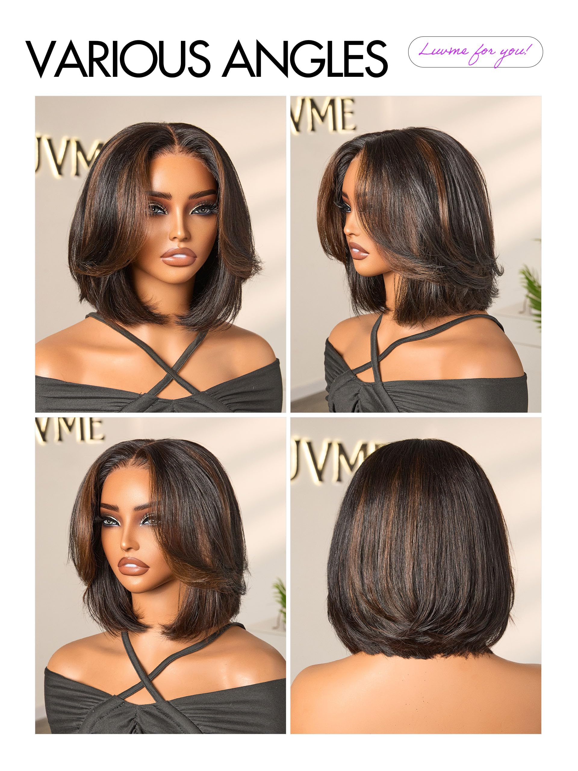 LUVME HAIR ready-to-go bob shown in convenient packaging for fast wear.