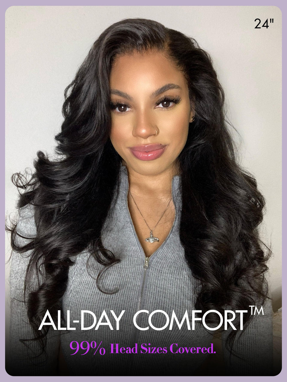 LUVME HAIR sun-kissed virgin hair body-wave showcases natural movement