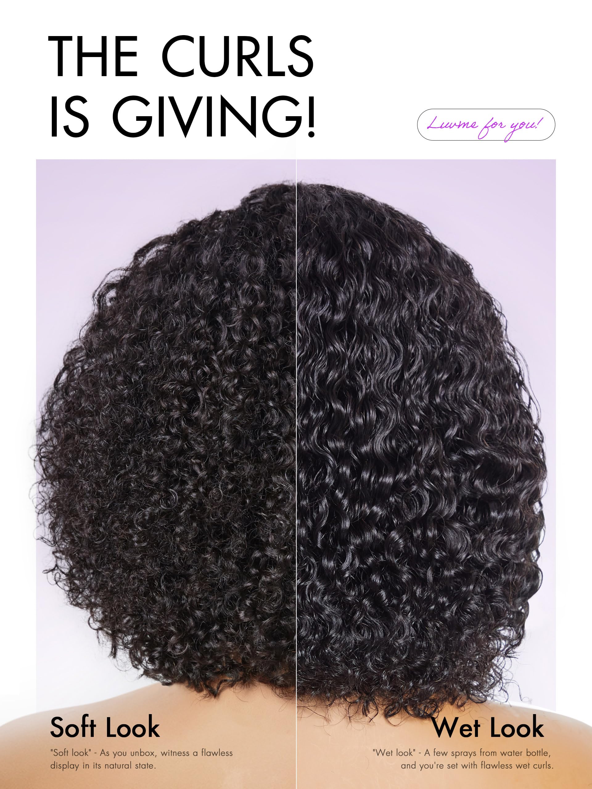 LUVME HAIR undetectable HD lace wig delivers natural scalp blending.