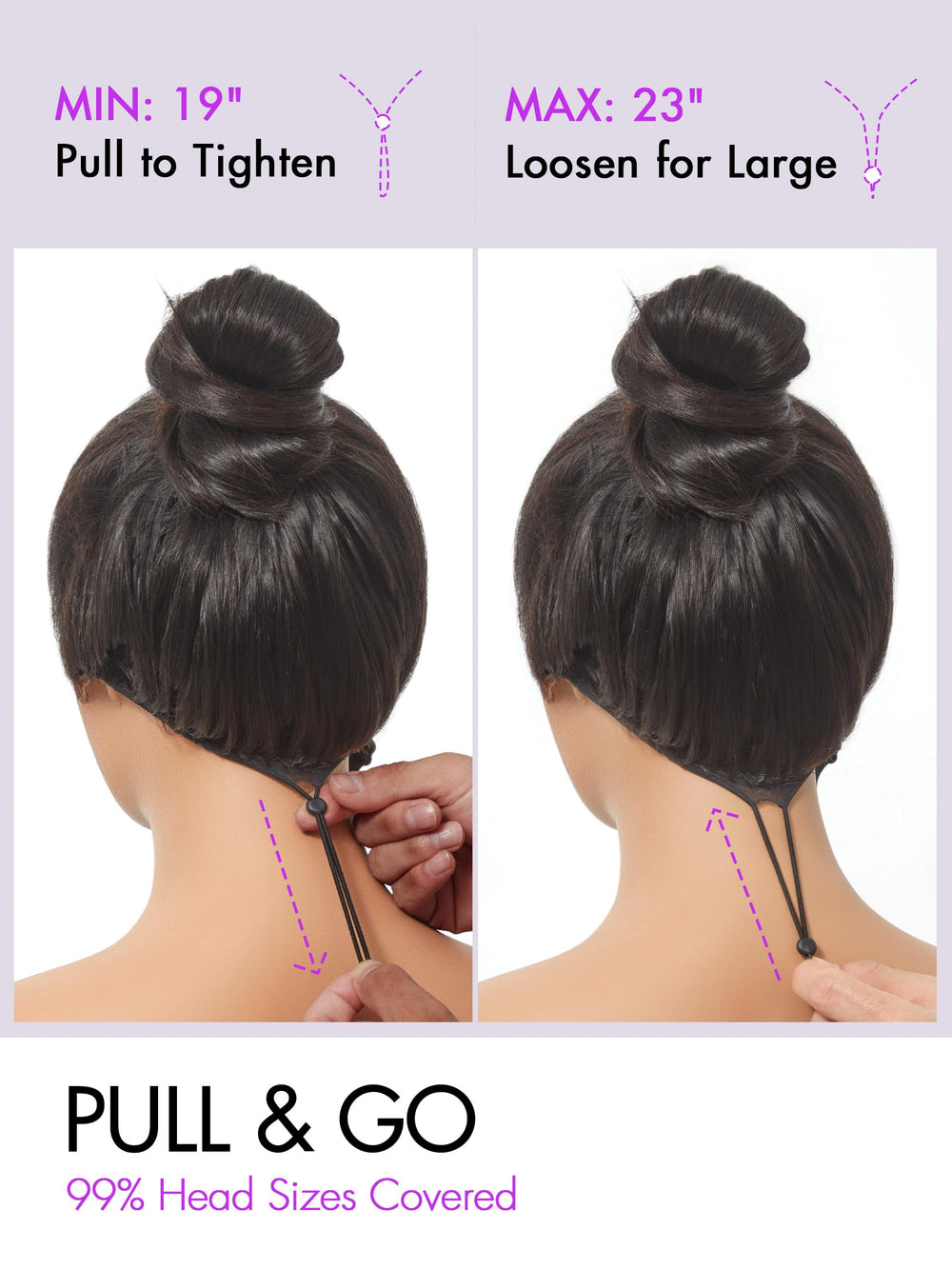 LUVME HAIR Virgin Human Hair wig offers silky texture and versatile styling.