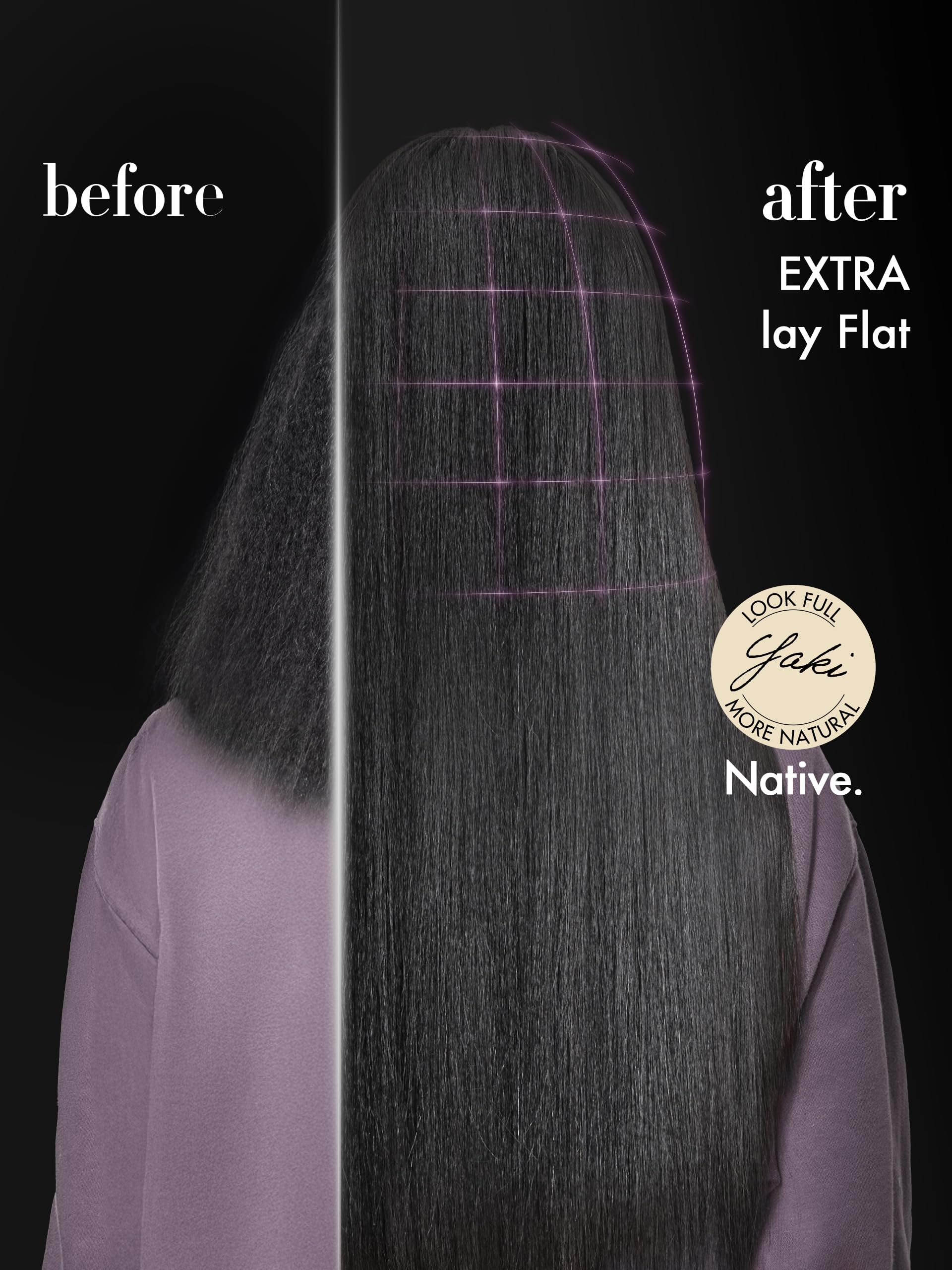 LUVME Yaki Length variety display, 16–24 inches to suit your style.
