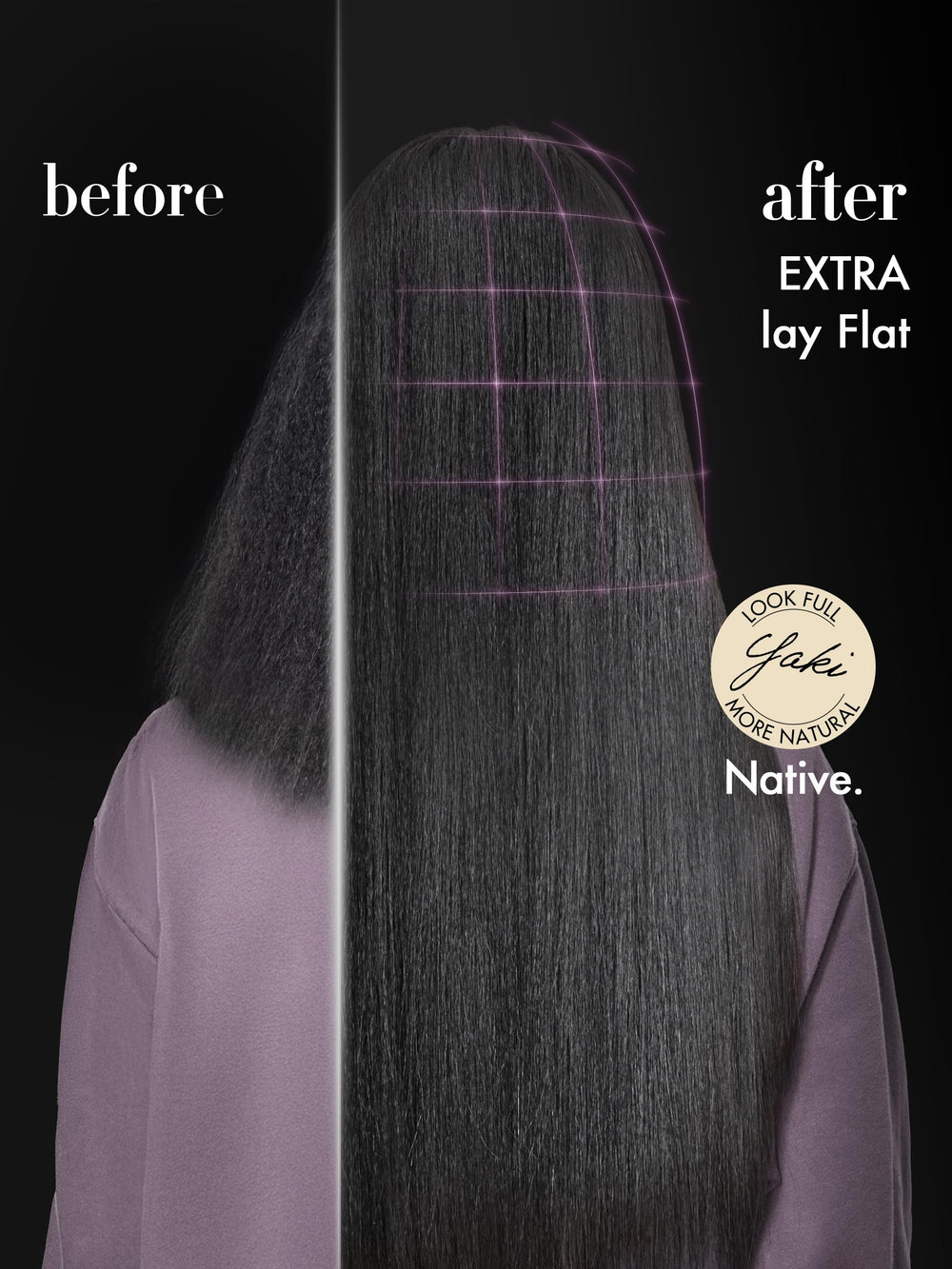 LUVME Yaki Length variety display, 16–24 inches to suit your style.