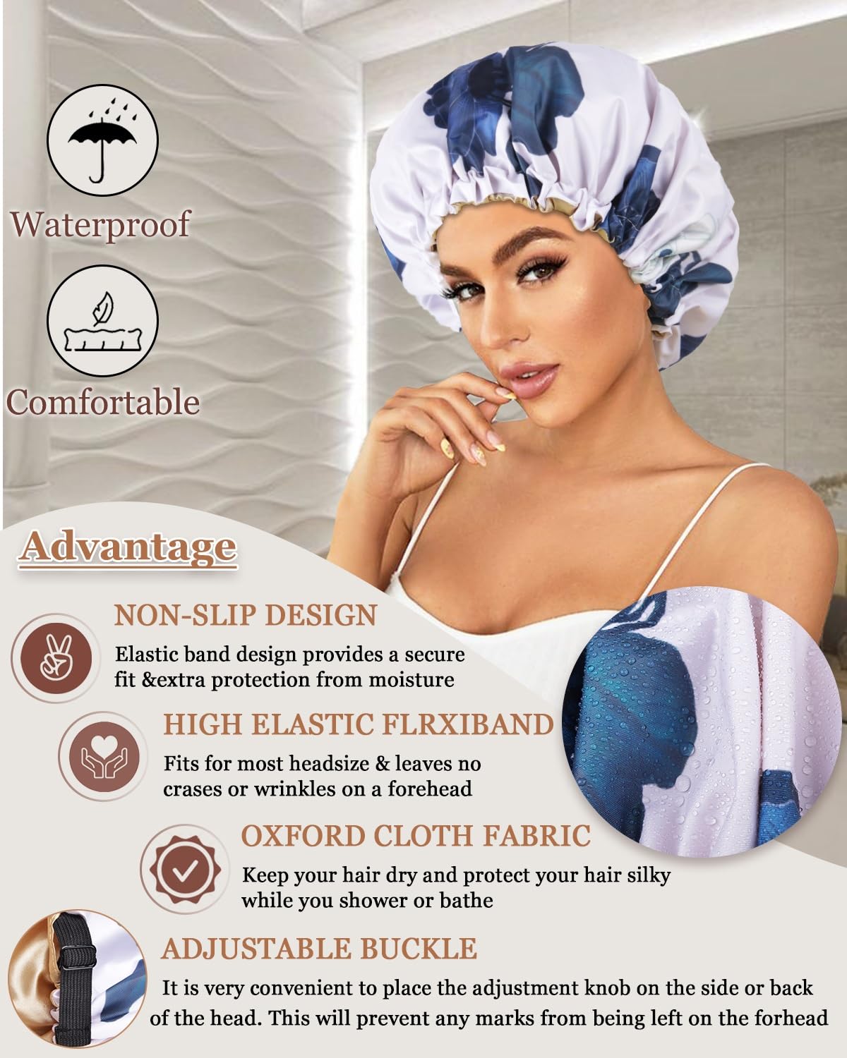 Luvruitaky waterproof outer layer provides reliable moisture protection during showers.