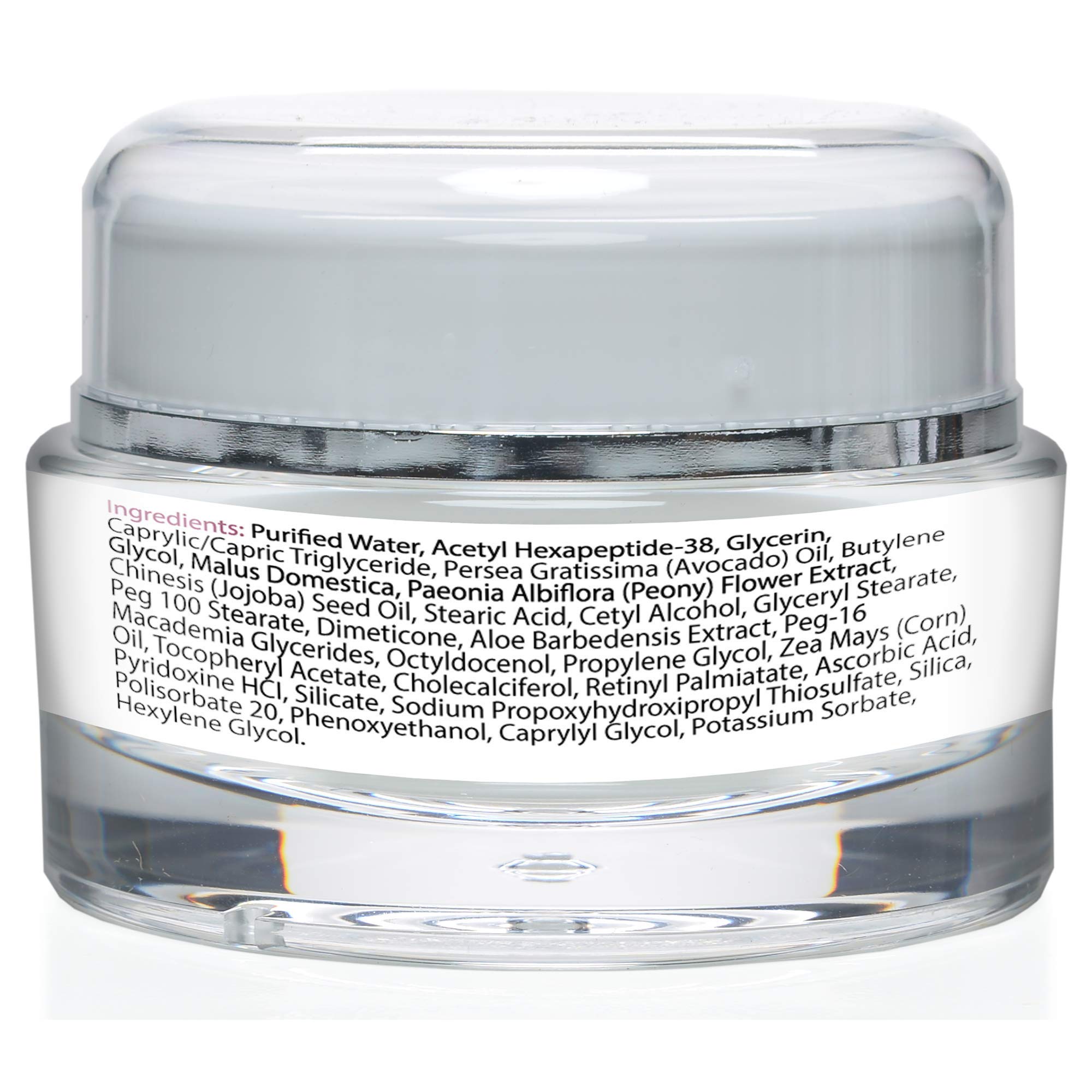 LUX Allure Ageless Moisturizer jar closeup highlighting rich non-greasy texture