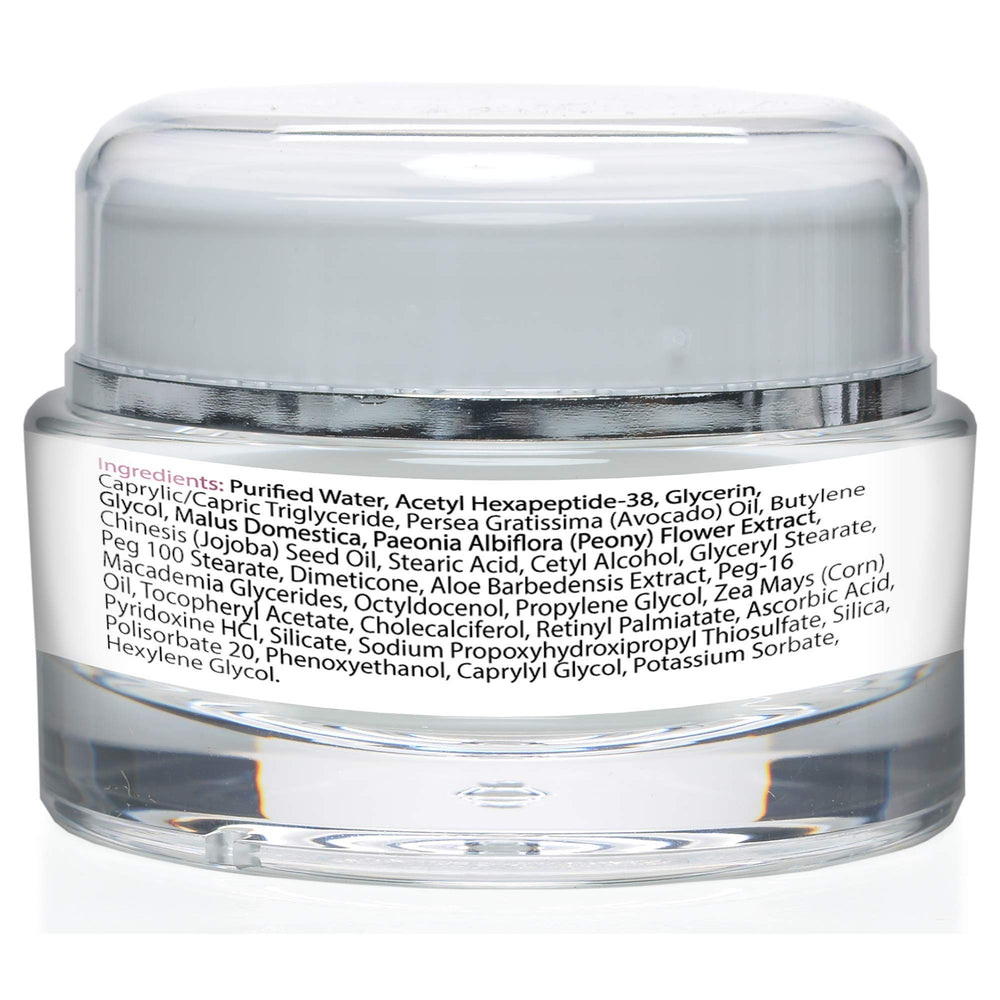 LUX Allure Ageless Moisturizer jar closeup highlighting rich non-greasy texture