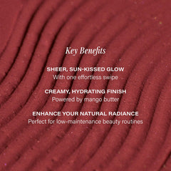 Lux Unfiltered N°18 cheekbone blendable shimmer for easy application.