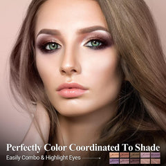 Luxaza brown metallic shade close-up shows smooth cream texture for easy blending.