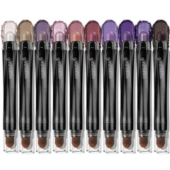 LUXAZA Eyeshadow Stick Set in purple collection for bold eye looks.