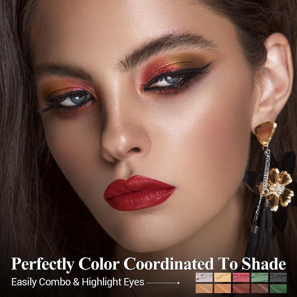 LUXAZA hexagonal tube design provides a comfortable grip during makeup.