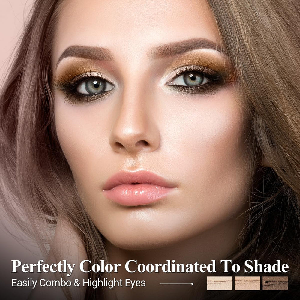 LUXAZA PRO Brown Neutral Eyeshadow Stick provides long-wear color for all-day use.