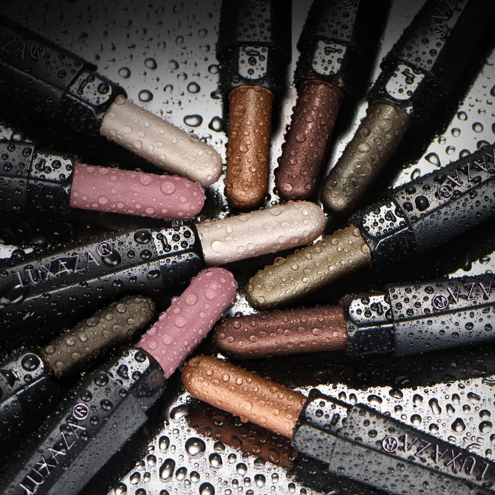 LUXAZA PRO Brown Neutral Eyeshadow Stick enables seamless blending and defined lines.