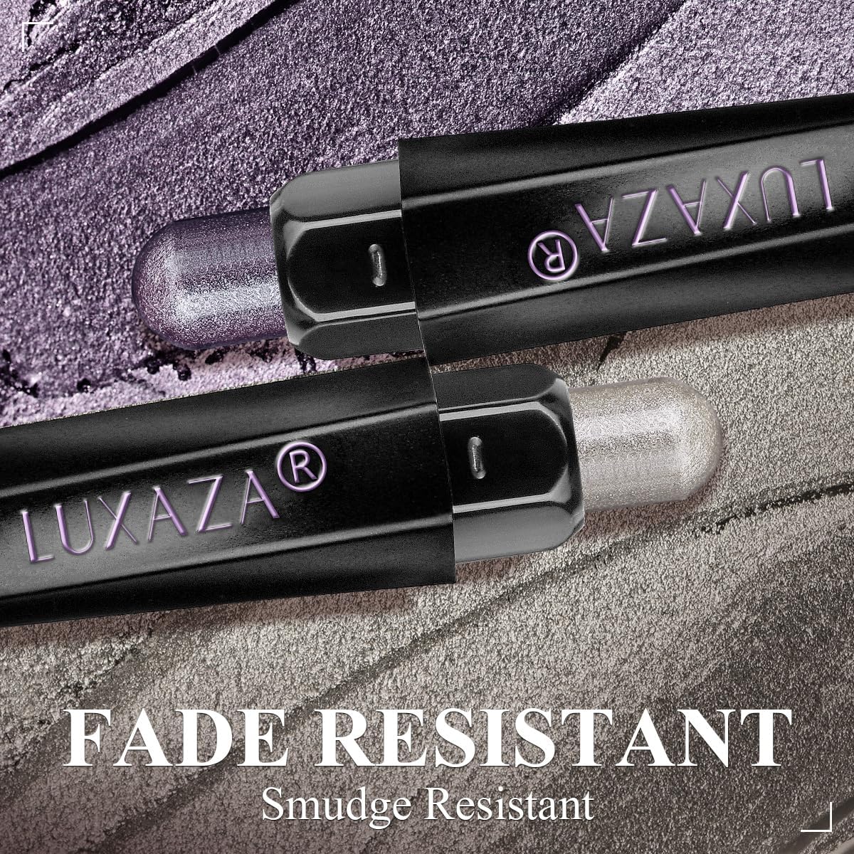 LUXAZA PRO built-in blending brush aids seamless shading.