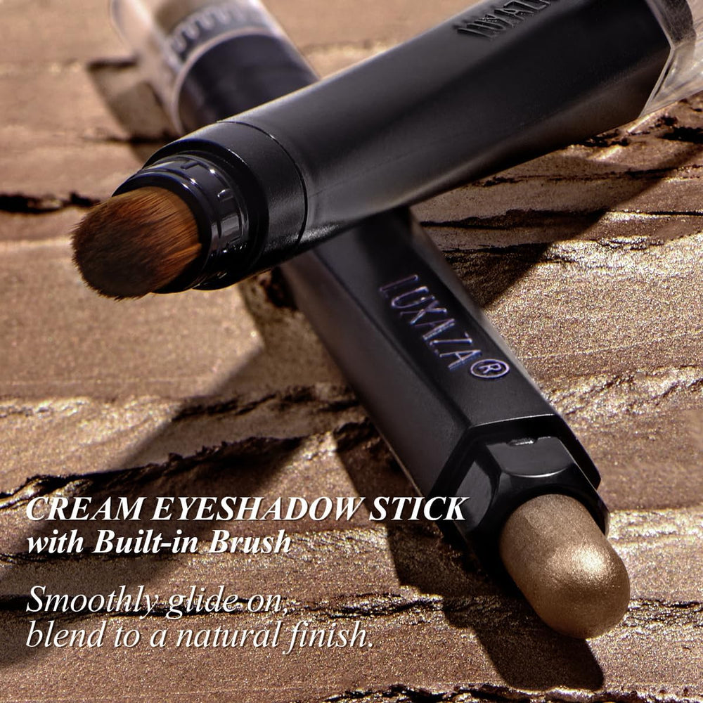 LUXAZA PRO built-in blending brush aids seamless color blending.