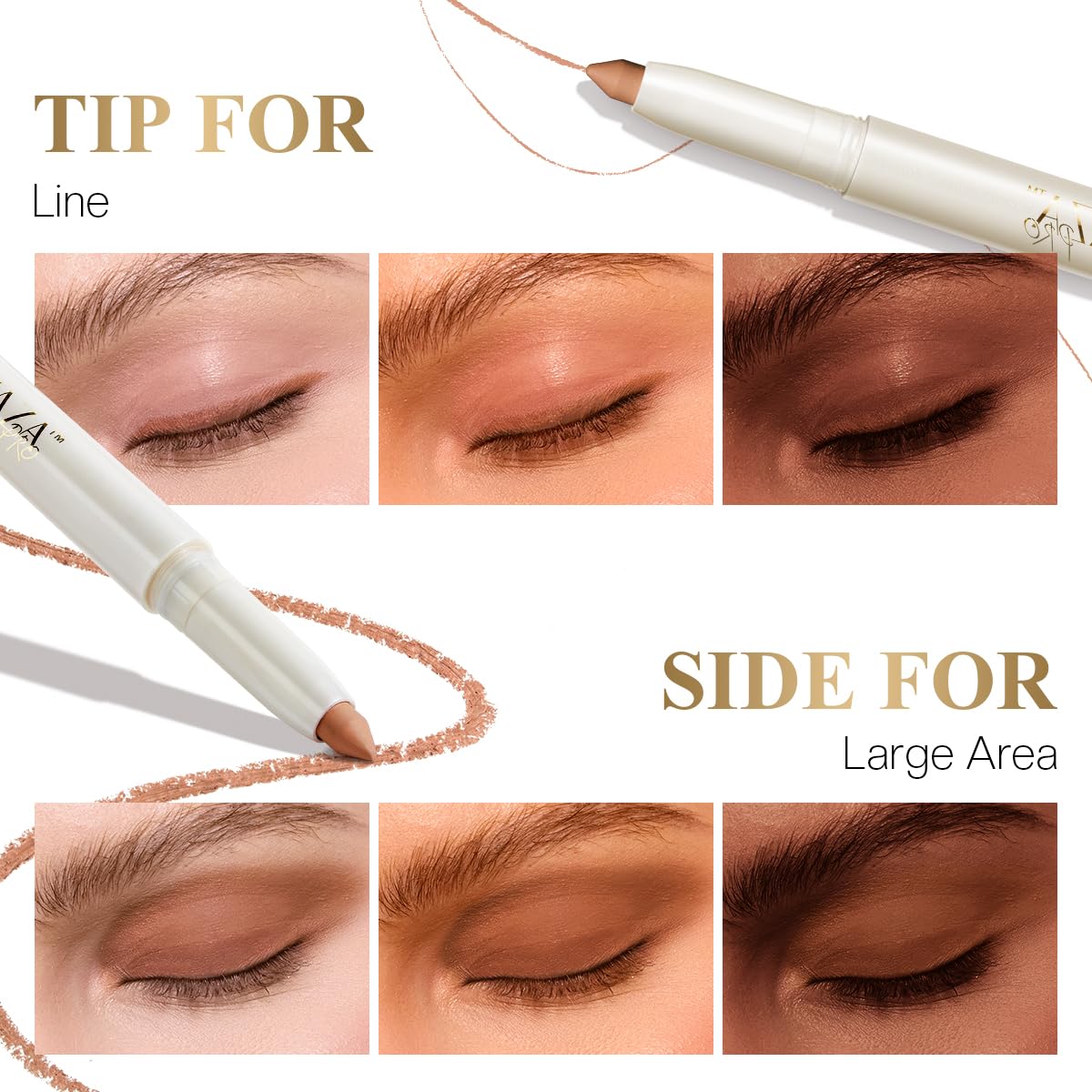 Luxaza Pro built-in brush enables seamless blending with one stroke.