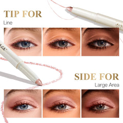 LUXAZA PRO eyeshadow stick built-in sharpener for precise tip shaping
