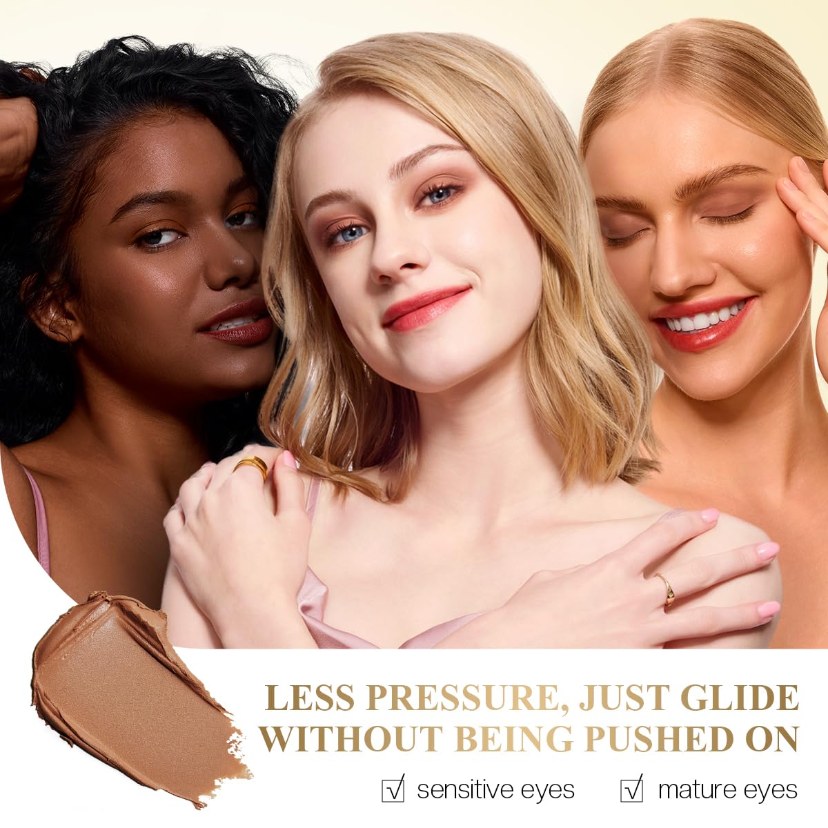 Luxaza Pro long-wear formula stays put through the day.
